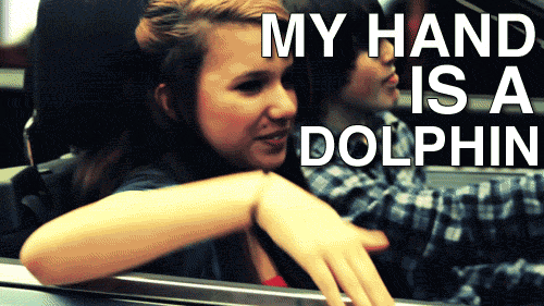 my hand is a dolphin my hand is a dolphin